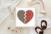 Valentine’s Day Love Heart PNG, an Illustration by CraftArtStudio (Thumbnail 4 of 4)
