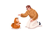 Dogs' obedience training set, an Animal Illustration by PaperTrident (Thumbnail 5 of 13)