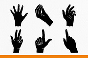 Hand Gesture Silhouette, an Illustration by Tekuni (Thumbnail 6 of 8)