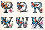 Spring Alphabet Sublimation Clipart, an Illustration by DreamArtGraphic (Thumbnail 5 of 7)