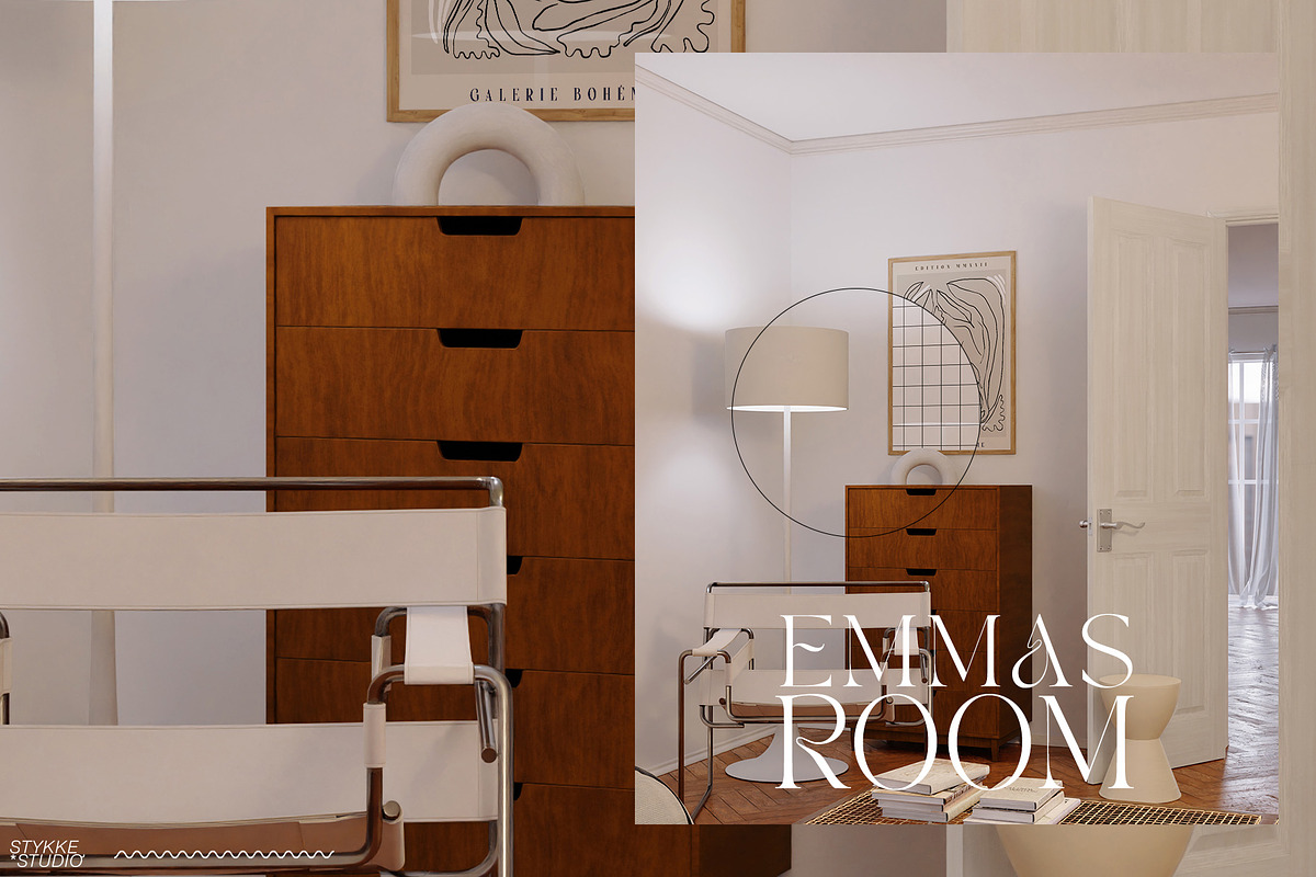 EMMAS ROOM Interior & Frame Mockup, a Household Mockup by Stykke Studio (Photo 14 of 19)