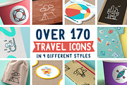 170 Travel Icons, an Outline Icon by Brandspark (Thumbnail 1 of 11)