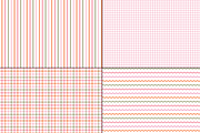 Pink & Orange Plaids &Stripes, a Pattern Graphic by Melissa Held Designs (Thumbnail 4 of 6)