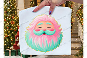 Pastel Santa PNG, an Illustration by Libby Wishes (Thumbnail 1 of 7)