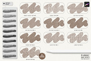 Fabric Effects Brushes Procreate, a Brush Add-On by Julia Dreams (Thumbnail 3 of 6)