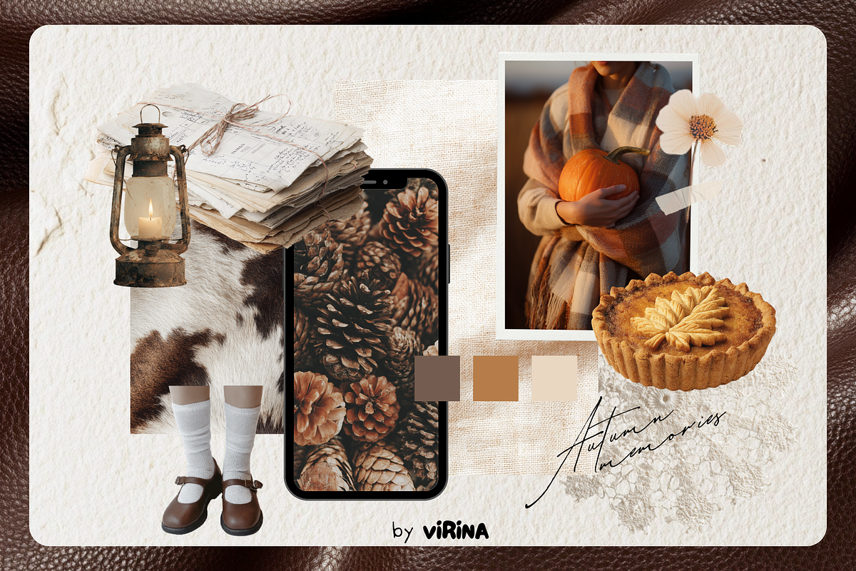 Autumn memories collage pack, an Object Graphic by VirinaDesign (Photo 11 of 13)