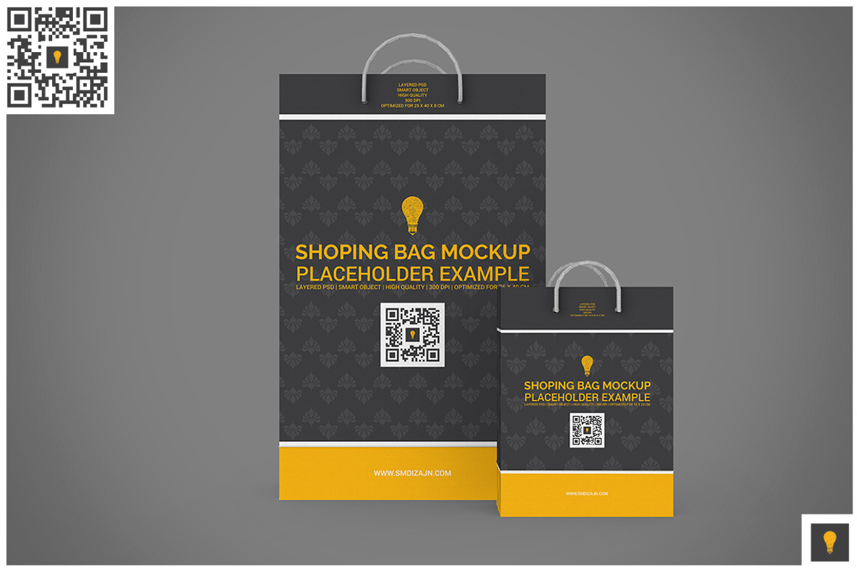 Shopping Bag Mock-up, a Merchandise Mockup by Shocky Design Studio (Photo 8 of 10)