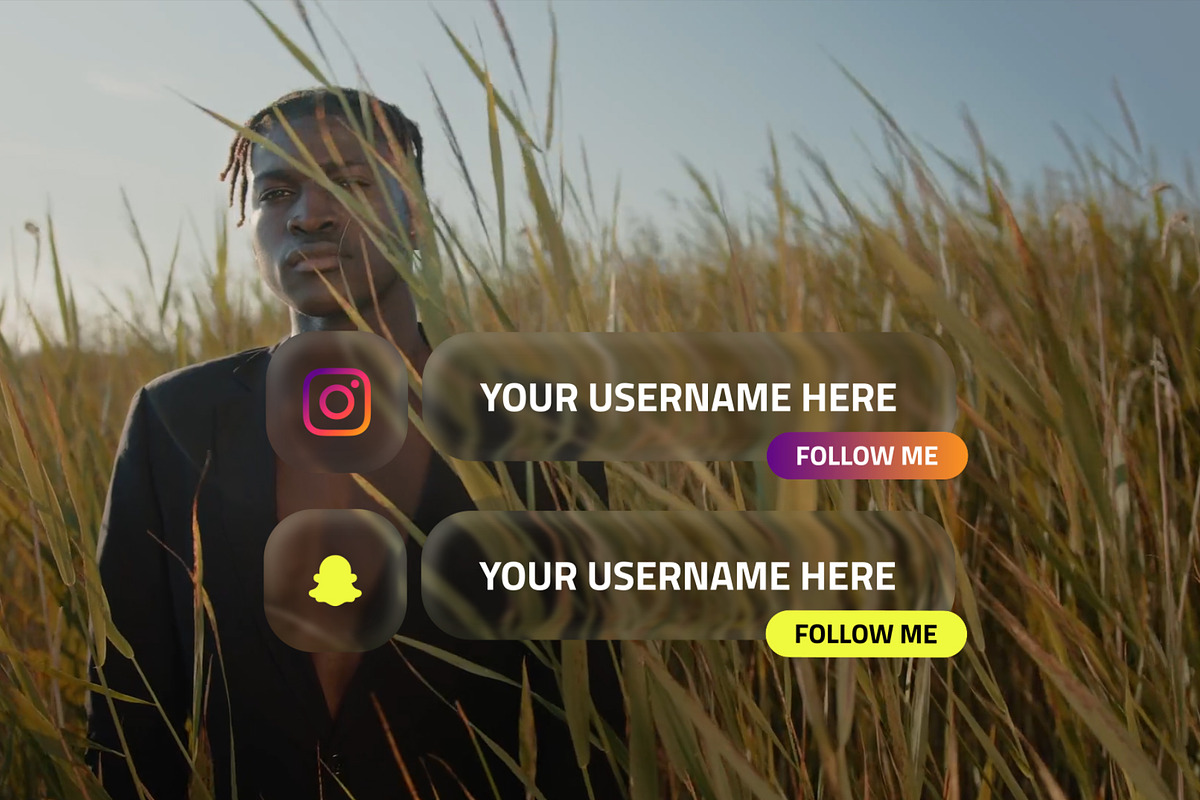 Liquid Glass Lower Third | AE, a Social Media Template by Gatamotion (Photo 3 of 4)