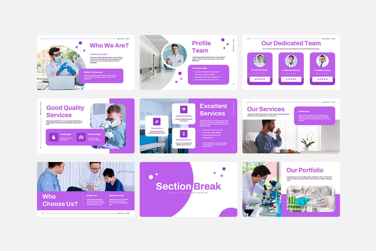 Medical PPTX Presentation, a Presentation Template by Kren Studio (Photo 3 of 7)