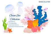Ocean Sea Collection, a Seasonal Illustration by MariiaVasilenko (Thumbnail 1 of 8)