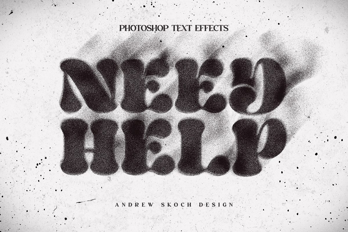 Spray Text Effect, a Layer Style Add-On by Andrew Skoch Design (Photo 5 of 9)