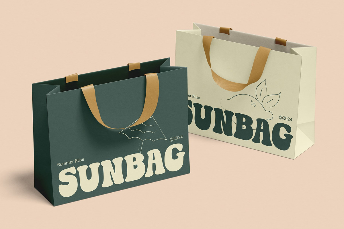 Always Sunny - Groovy Display Font, a Sans Serif Font by Studio Moara (Photo 2 of 8)