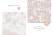 Watercolor floral paper collection, a Texture Graphic by Anna Sokol (Thumbnail 8 of 10)