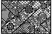 Decorative Mandala Panel Vector Set, a Decorative Illustration by Designer_Momina (Thumbnail 6 of 21)
