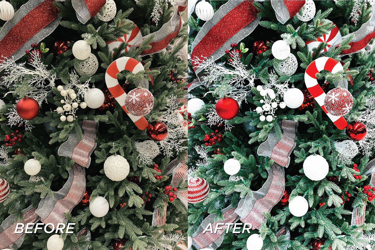 15 Christmas Lightroom Presets, a Preset Add-On by TheWayfarerShoppe (Photo 6 of 9)