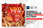 Valentine’s Day Party Flyer Design, a Flyer Template by Shajib Shikder (Thumbnail 1 of 2)