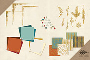 Graphics Bundle: Gold Leaves, a Templates & Theme by Jenny Hansen Suites (Thumbnail 3 of 5)