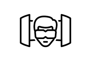 Reality tangibility black iconIcon f, an Outline Icon by Creative priyanka