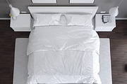 Bedroom and Bed Linen Mockup #2, an Apparel Mockup by Seven Lights (Thumbnail 5 of 6)