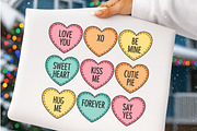 Candy Heart Sublimation Design, an Illustration by SinaCreation (Thumbnail 1 of 10)