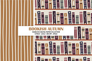 Bookish Autumn Seamless Patterns, a Pattern Graphic by Alanna Messina Design Co (Thumbnail 4 of 8)