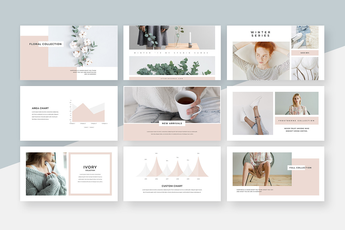 Magnolia PowerPoint Presentation, a Presentation Template by Studio Sumac (Photo 5 of 8)