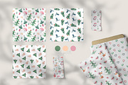 Christmas digital paper pack, a Pattern Graphic by Tiana Geo (Thumbnail 3 of 6)