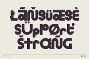 Ambient TM – Experimental Geometry, a Sans Serif Font by Type Mania (Thumbnail 9 of 11)