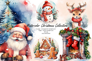 Watercolor Christmas Collection