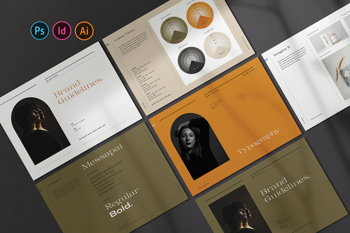 Brand Guidelines, a Presentation Template by Occy Design (Photo 1 of 9)