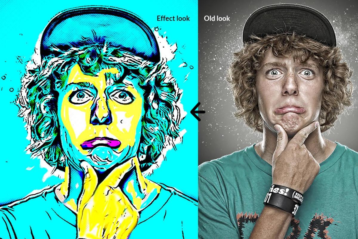 Comic Portrait Effect, a Brushes & More by MRI STUDIO (Photo 13 of 15)