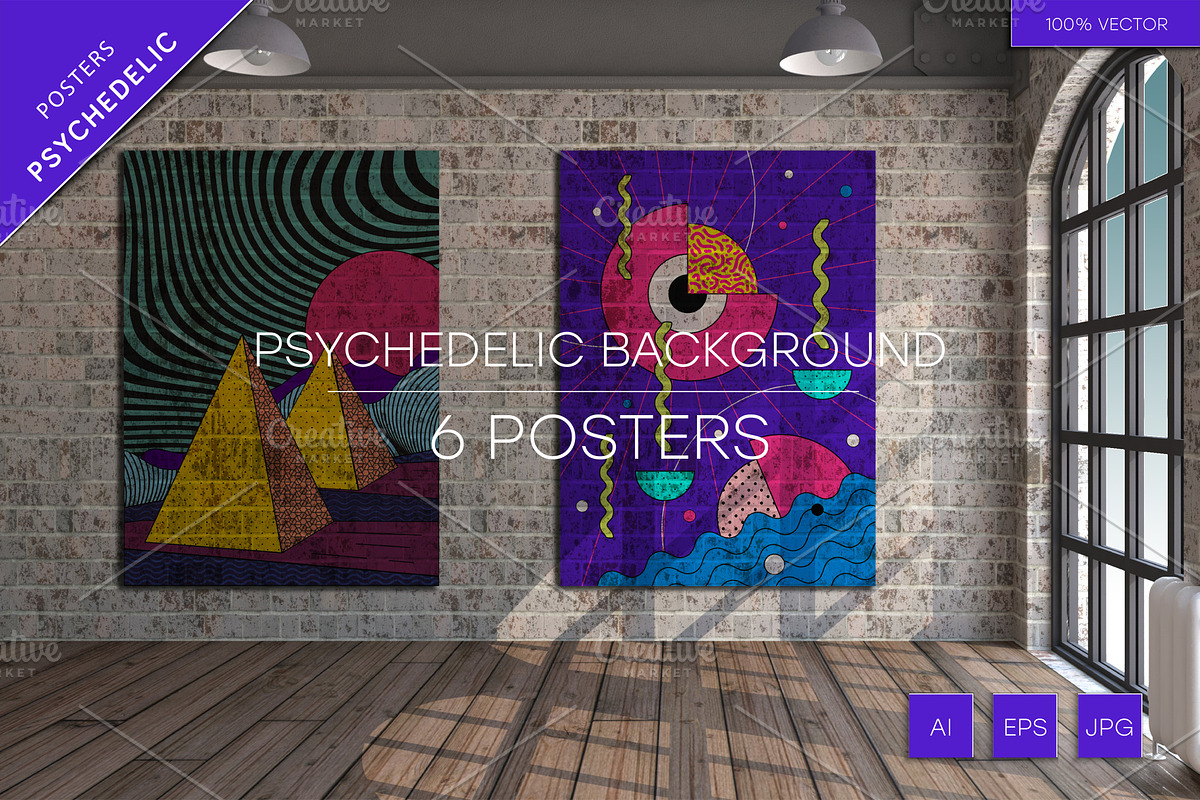 Psychedelic Background #2, an Illustration by STORE KENO (Photo 5 of 5)