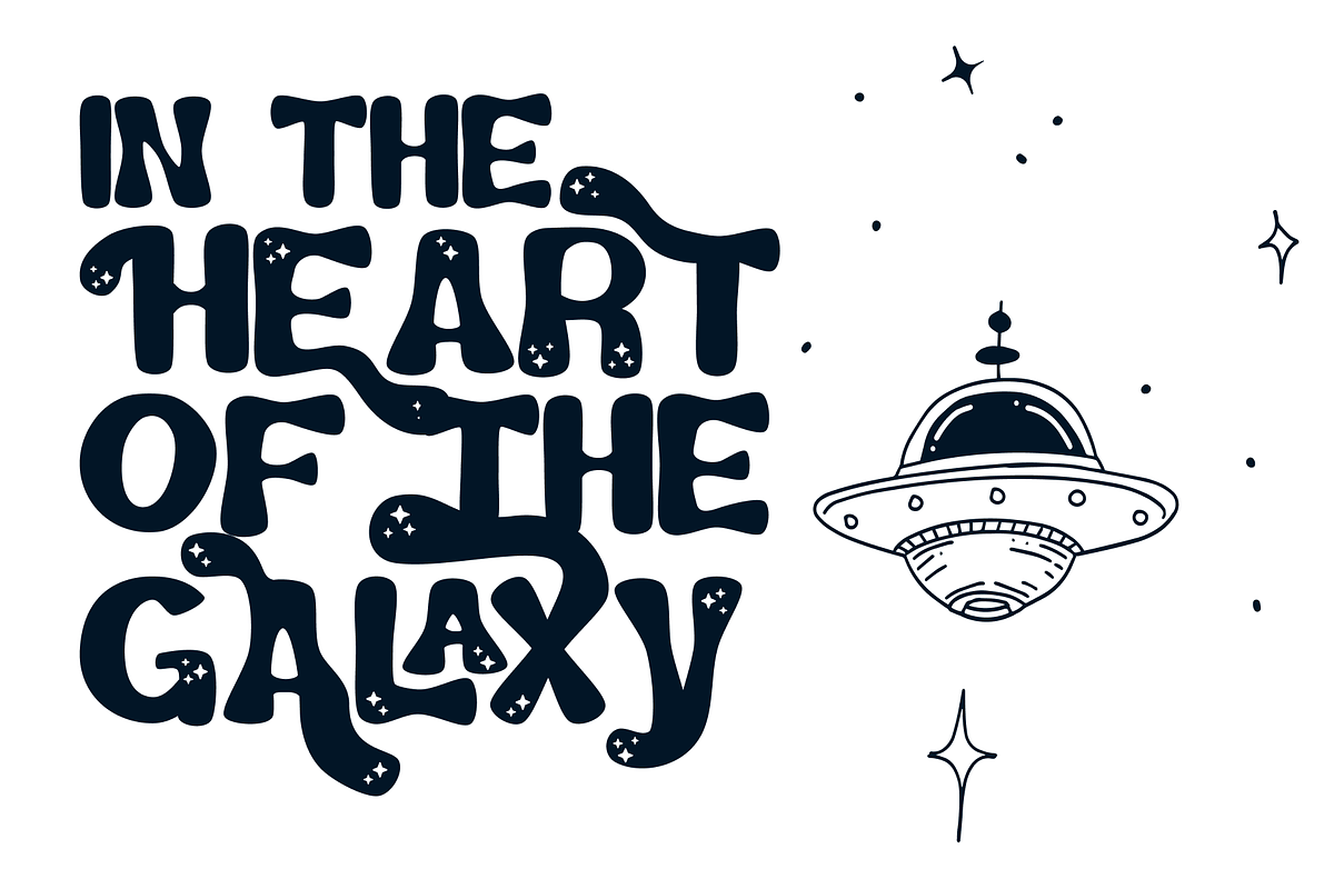Lunar Echo - Cosmic Vibes Font, a Font by Helotype (Photo 5 of 9)