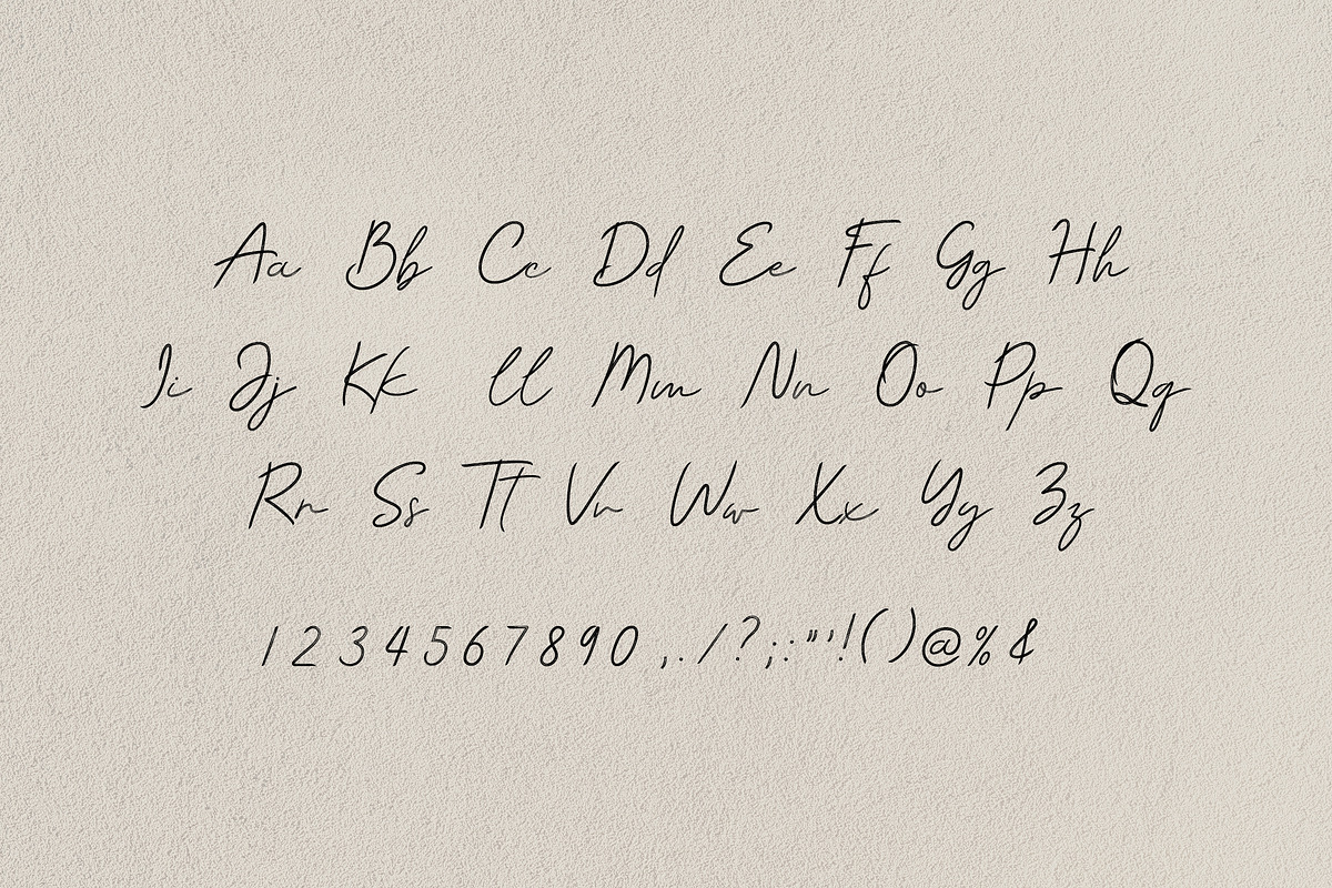 Andiela Sathony Signature Font, a Handwritten Font by UICreative (Photo 5 of 6)