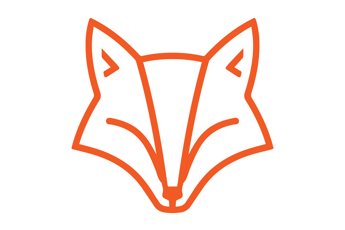 Line Fox Logo, a Branding & Logo Template by Rhealea_Design