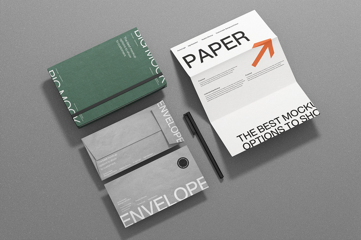 Modern Branding Guidelines Mockup, an Advertising Mockup by East Gallery (Photo 5 of 15)