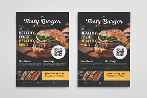 Food flyer design tenplate, a Flyer Template by Workhu