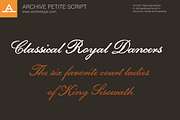 Archive Petite Script, a Script Font by Archive Type Fonts (Thumbnail 2 of 3)