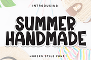 Summer Handmade | Script Font, a Script Font by Scratchones (Thumbnail 1 of 8)