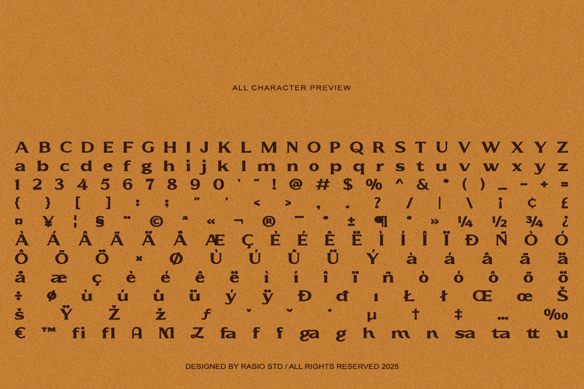 Zenthara Stylish Display Serif Font, a Serif Font by Rasio Studio (Photo 2 of 11)