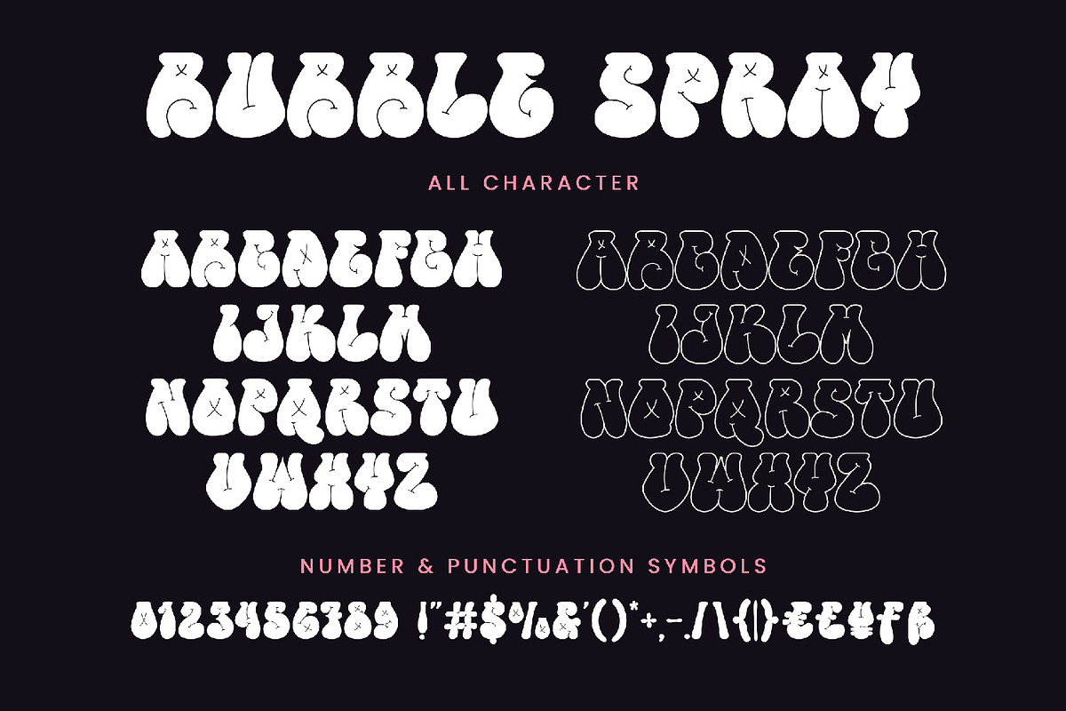 Bubble Spray - Grafitti Font, a Handwritten Font by AQR Studio (Photo 6 of 7)