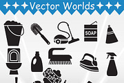 Toilet Clean Equipment SVG, an Object Graphic by VectorWorlds (Thumbnail 3 of 3)