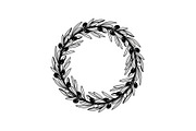 Floral Wreath Circle SVG Bundle, an Illustration by Creativeshirt (Thumbnail 15 of 51)