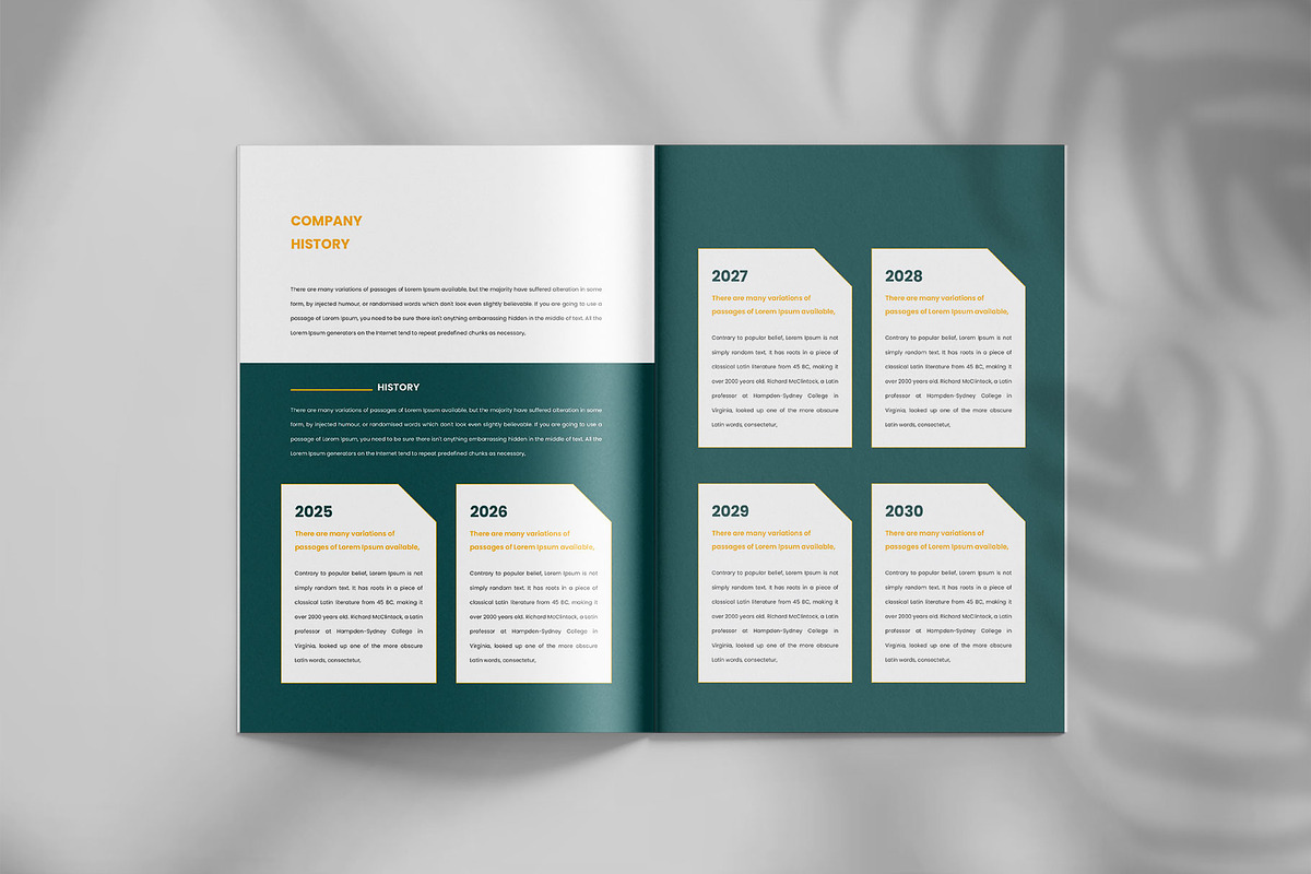 Annual report brochure template, a Brochure Template by Tanmoy Topu (Photo 8 of 12)