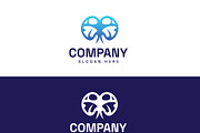 Abstract Drone Logo Template, a Branding & Logo Template by HueNestify (Thumbnail 2 of 3)
