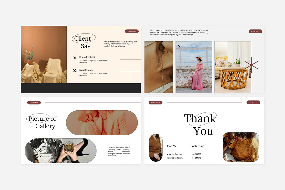 Clean Creative Portfolio Slide Deck, a Presentation Template by Eklip Studio (Photo 5 of 6)