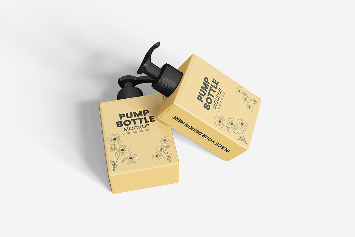 Pump Bottle Mockup, a Packaging Mockup by bimockup (Photo 4 of 6)