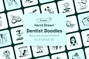 Dentist Doodle Icon, an Outline Icon by Vectors Market (Thumbnail 1 of 6)