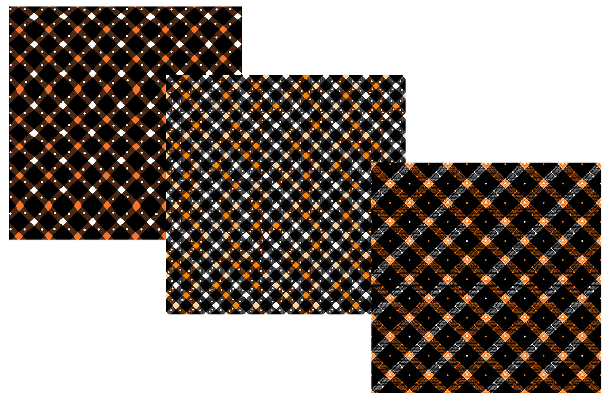 Halloween Pattern Digital Paper, an Illustration by Designworld (Photo 5 of 6)