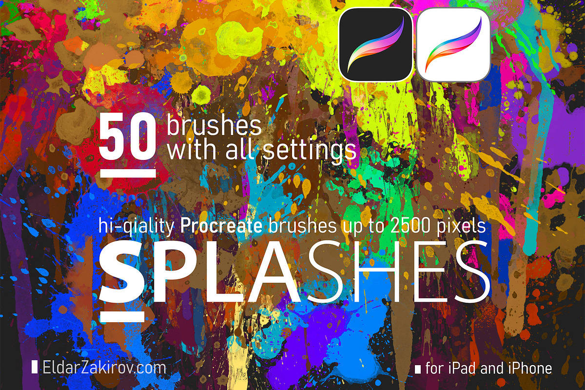 PROCREATE Brush Bundle: $37 not $58, a Brush Add-On by Eldar Zakirov's (Photo 11 of 12)